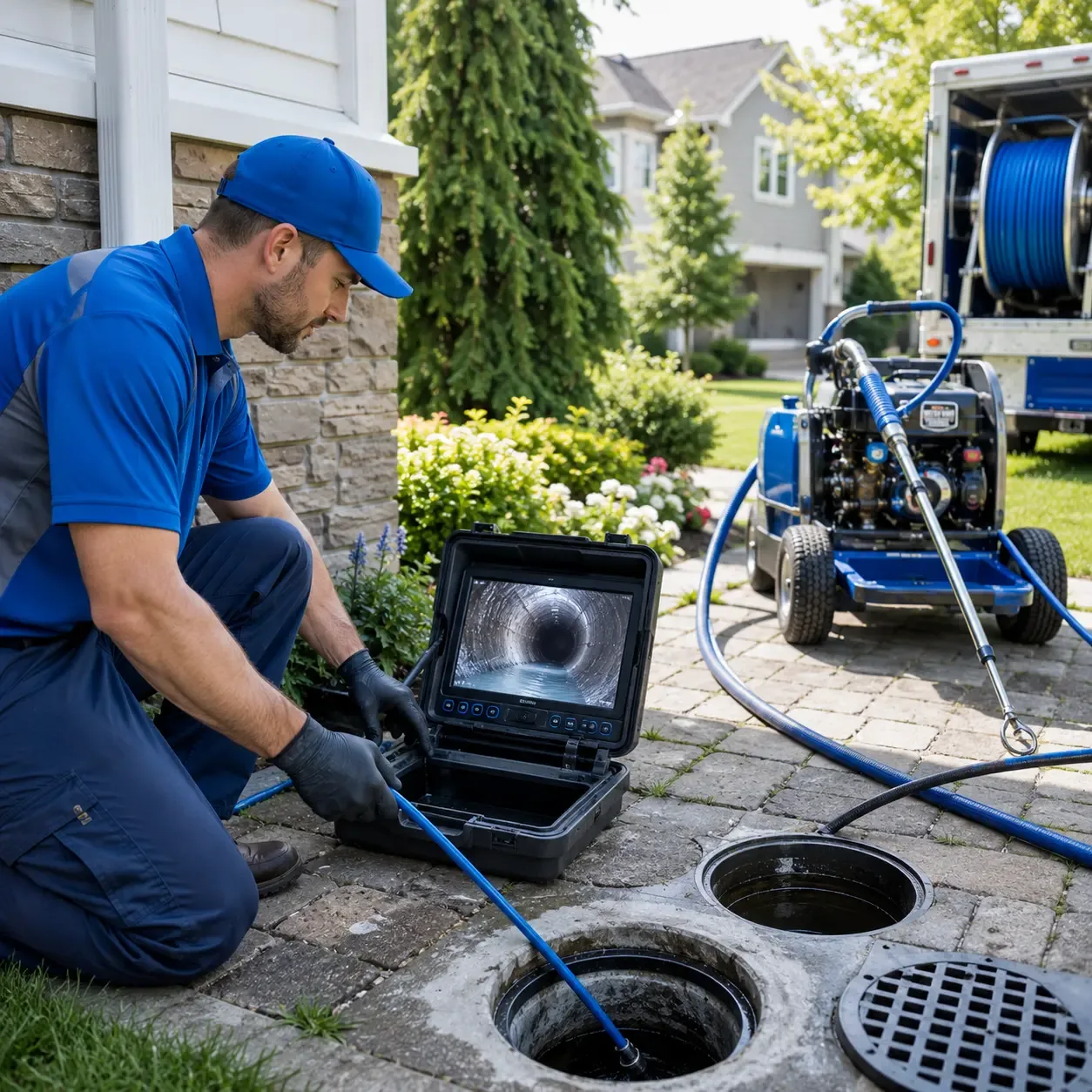 Outdoor drain cleaning professionals serving Chandler, TX